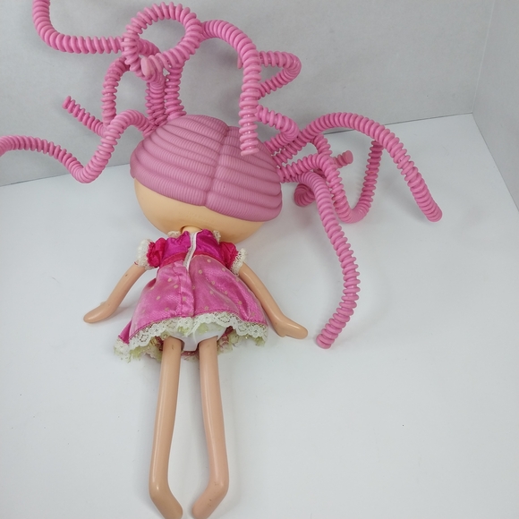 LalaLoopsy 12" Doll MGA 2010 Button Eyes Silly Pink Hair - Picture 6 of 14